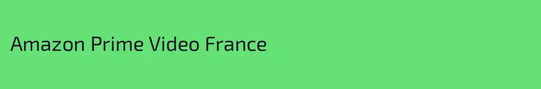 Amazon Prime Video France